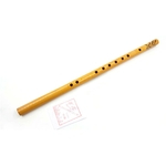 44CM Tradicional Chinesa de 6 Furos Flauta de Bambu Instrumento Musical de Flauta
