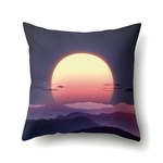 45 * 45 centímetros Sunrise and Cushion Series sol Capa pássaros de mar Sun Escritório Car Pillowcase Decor