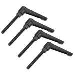 4Pcs Metal Machine Knobs Adjustable Fixing Universal Handle M6 Male Thread Kit