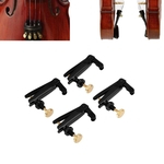4pcs Violin Belas Tuner Ajustador chapeamento de cobre Parafusos para