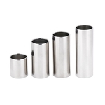 4x Stainless Steel Cylinder Tube Guitar Slide Tone Bar Parts for Electric Guitar