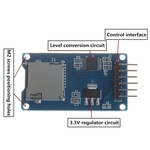 5 Card SD Pcs Micro Adaptador Micro SDHC Mini TF Card Reader Module for Arduino Gostar