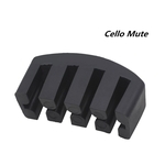 5-Claw Prática de borracha Cello Mute para 4/4 Tamanho Cello controle de volume Redbey