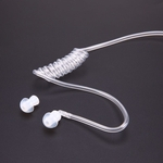 3,5 milímetros Acústico Ar Tubo Auricular PTT Headset Anti-Radiação Wired Headphone fone de ouvido