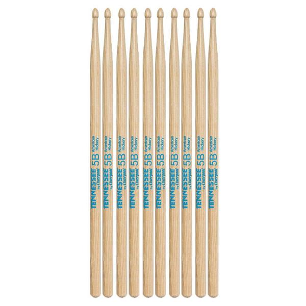 5 Pares Baqueta Liverpool Tennessee 5B American Hickory