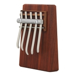 5-tone Kalimba Madeira Thumb Piano fácil de aprender Instrumento Musical para adultos dos miúdos