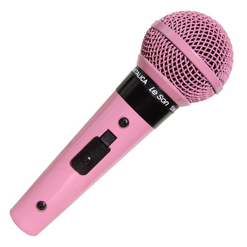 3513 Leson Microfone Sm-58 B Metal.Rosa Cabo 5mts.