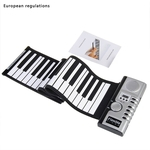 61 Rolo de teclas de teclado de Piano Eletrônico Piano Piano Digital Teclado dobrável