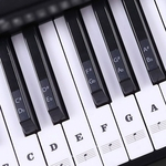 37/49/54/61/88 Teclado De Música De Piano Eletrônico Chave Decoração De Etiqueta De PVC Transparente