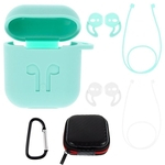 7 Piece / Set Caso Earphones Para A Apple Airpods Bluetooth Sem Fio Fone De Ouvido Protetora Da Pele Box Cover Para O Ar Pods Ear Pods Bag