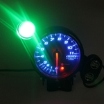 3.75 "carro Tacômetro Medidor Azul Display Led Com Luz De Mudança 12 V B1116