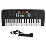 37Key Electric Piano Keyboard Toy Instrumento Digital Crianças com microfone alimentado por bateria
