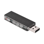 8 GB USB Gravador de Voz de Áudio Digital MP3 Player de Música Disco USB Flash Drive Memory Stick Recarregável com Fone de Ouvido