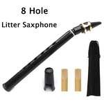 8-Hole Mini saxofone bolso Sax Design Portátil Com Carry Bag instrumento de sopros para amadores e profissionais Performers