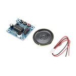 A ISD1820 10s de gravação de som Módulo Gravador de voz Microfone Kit Alto-falante de áudio