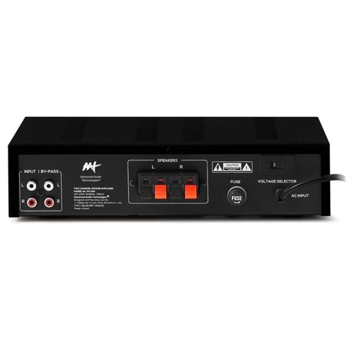 Aat Pa-200 - Amplificador Integrado para Multi-Zona e Som Ambiente Bivolt