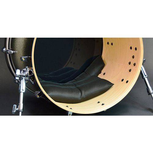 Abafador de Bumbo Pearl Bdm-f Grande Bass Drum Muffler Full Size Compatível com Diversas Medidas