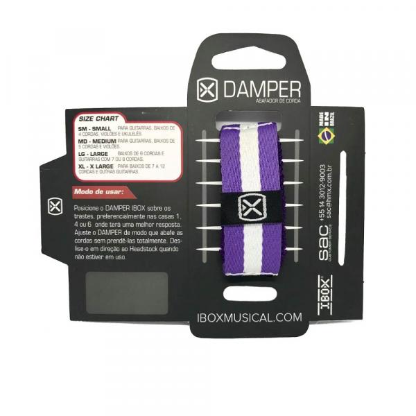 Abafador de Cordas em Tecido Ibox DKSM07 Damper Confort SM LL/WH - AC1920 - Iboxmusicl