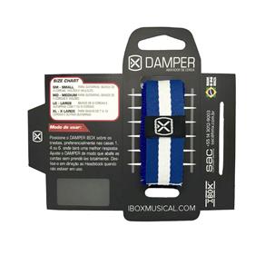 Abafador de Cordas em Tecido Ibox DKMD09 Damper Confort MD BL/WH - AC1914