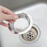 Aço inoxidável Kitchen Sink Strainer Sink cesta do filtro com tela Handle Água para Kitchen Supplies