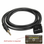 6000 CD AUX Input Adapter Cable 3.5mm Jack Lead MP3 Celular para Ford