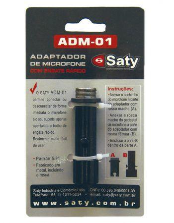 Adaptador para Microfone com Engate Rápido - SATY - ADM-01