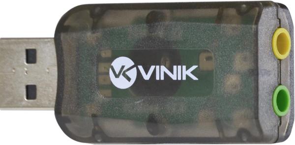 Adaptador Placa de Som Usb 5.1 Canais Virtual Ausb51 - Vinik