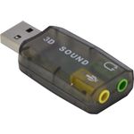 Adaptador Placa de Som USB 5.1 Canais Virtual Ausb51 - Vinik