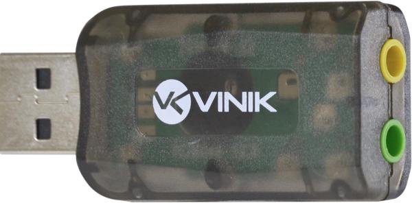 Adaptador Placa de Som Usb 5.1 Canais Virtual Ausb51 - Vinik