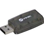 Adaptador Placa De Som USB 5.1 Canais Virtual Ausb51