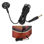 Adeline AD-35 Mini Piezo Pickup Contact Transdutor de microfone com plug de saída de 6,35 mm Cabo de 3 metros para guitarra acústica Classical Folk Violin Ukulele