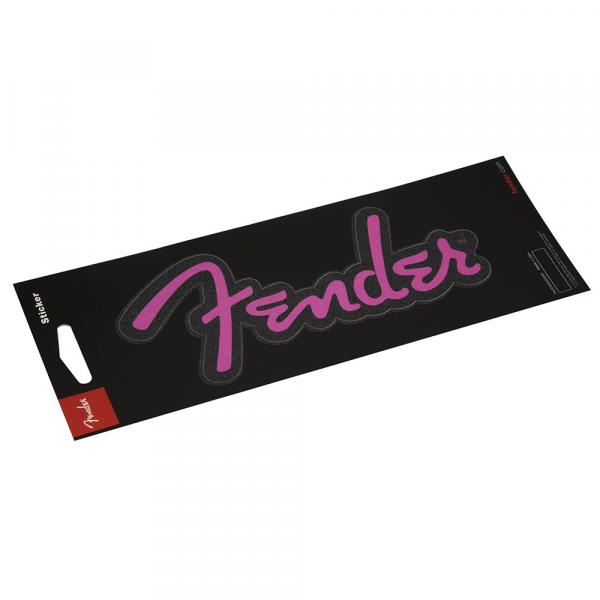 Adesivo Brilhante Logo Rosa - Fender