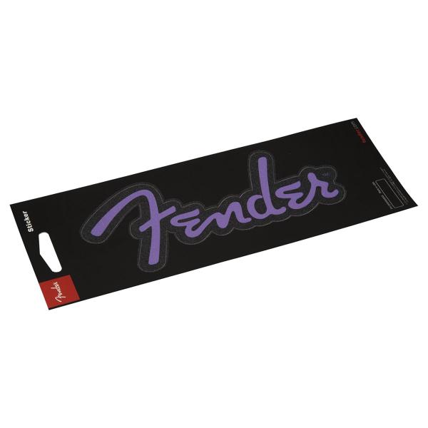 Adesivo Brilhante para Instrumentos Logo Púrpura Fender