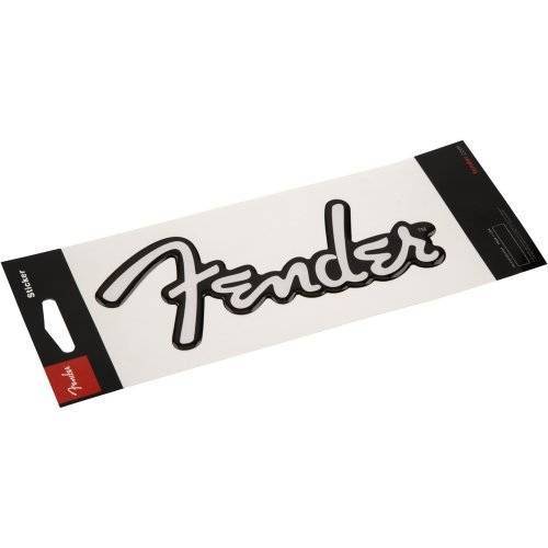 Adesivo Fender Logo Branca