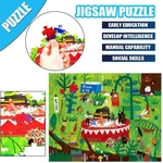 Adulto Crian?as enigma Holiday Gift Toy Puzzle 200PC enigma Padr?o Paisagem