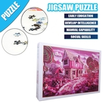 Adulto Crian?as enigma Holiday Gift Toy Puzzle 1000PC enigma Padr?o Paisagem