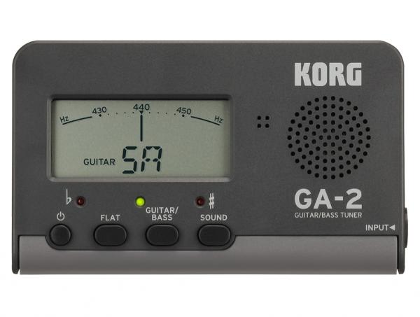 Afinador Compacto Korg para Guitarra e Baixo - Ga-2
