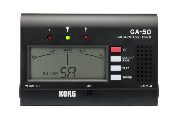 Afinador Compacto Korg para Guitarra e Baixo - Ga-50