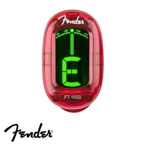 Afinador Cromático Fender Clip FT-1620 Vermelho - California Series - Vermelho