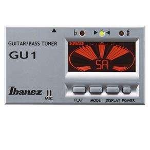 Afinador Cromático Ibanez GU1 Display de LCD 440 Hz Prata