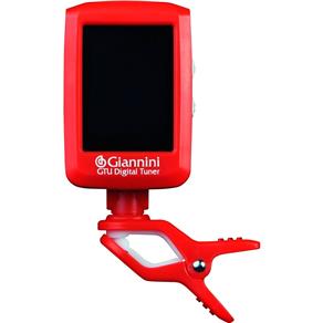 Afinador Digital Gtu I Giannini - Vermelho e Branco