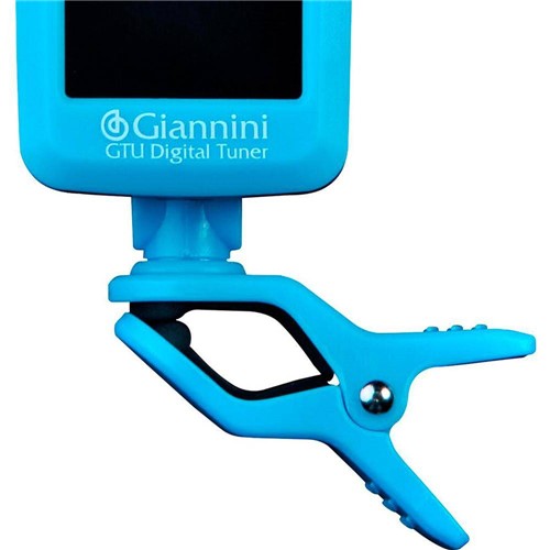 Afinador Digital Gtu I Preto e Azul - Gianinni