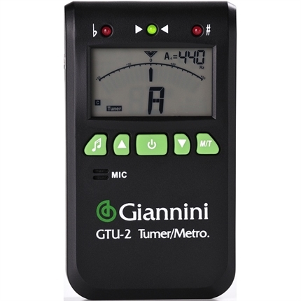 Afinador e Metrônomo Digital Cromático Gtu2 Giannini