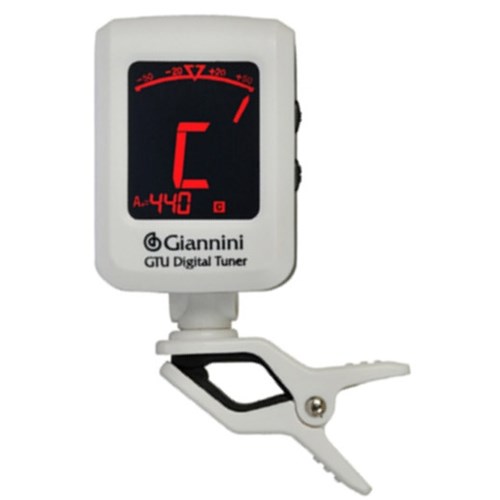 Afinador Eletrônico Digital Tunner Branco Gtu Colors Giannini