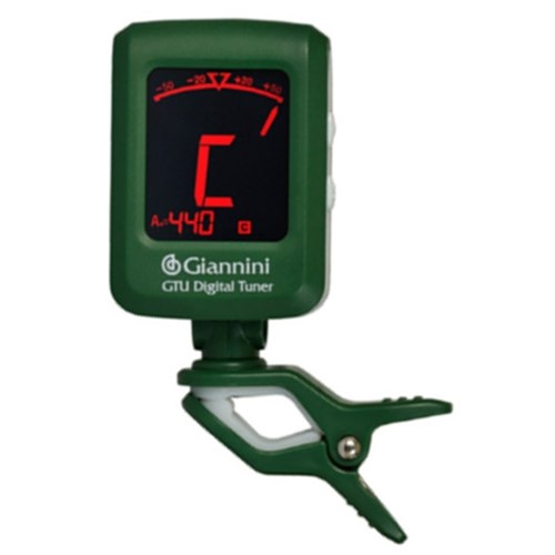 Afinador Eletrônico Digital Tunner Verde Gtu Colors Giannini