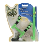 Ajustável Set Leash Pet Harness para gatos ao ar livre Traction