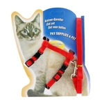 Ajustável Set Leash Pet Harness para gatos ao ar livre Traction