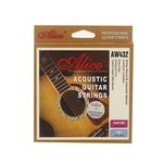 Alice AW432-L guitarra de seis cordas de aço revestida Set Anti-ferrugem
