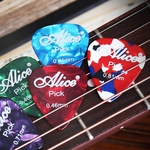 Alice bonito colorido personalizado Plectrum para guitarra el¨¦trica 100PCS / SET