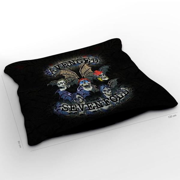 Almofadão Rock Avenged Sevenfold Skulls 120cm - 429K